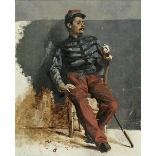 Ilya Repin, French Soldier