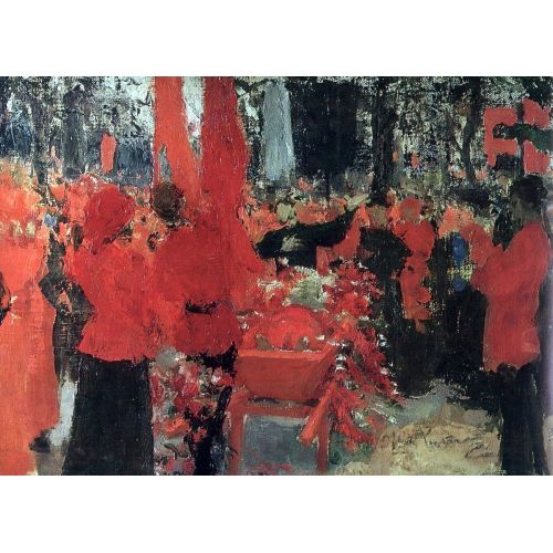 Ilya Repin, Funerale Rosso