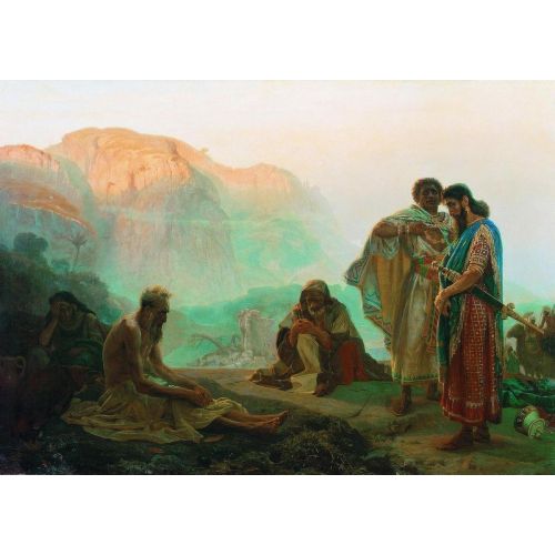 Ilya Repin, Job And His Friends