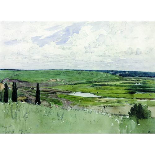 Ilya Repin, Landscape Near Chuguevo