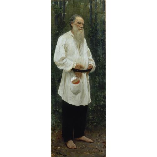 Ilya Repin, Leo Tolstoy Barefoot Ilya Repin, Leo Tolstoy Barefoot