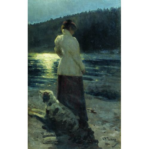 Ilya Repin, Moonlit Night Zdravnyovo Ilya Repin, Moonlit Night Zdravnyovo