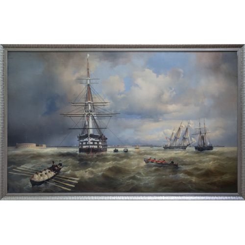 Ivan Aivazovsky, Baskın Aivaz Kronstadt