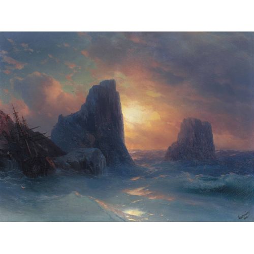 Ivan Aivazovsky, Batık Gemisi