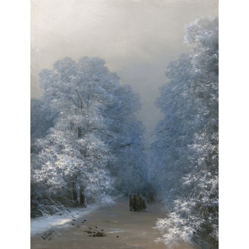 Ivan Aivazovsky, Winter Landscape Ivan Aivazovsky, Winter Landscape