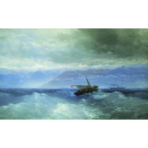 Ivan Aivazovsky, Kafkas Dağları Denizden