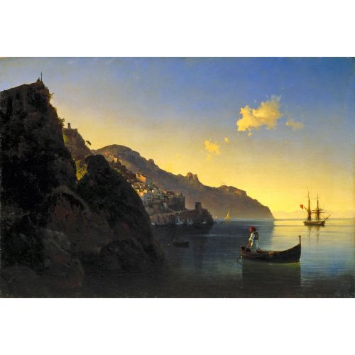 Ivan Aivazovsky, Coast Amalfi Ivan Aivazovsky, Coast Amalfi