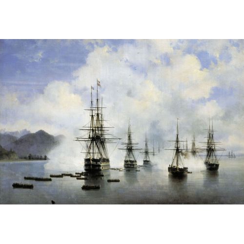 Ivan Aivazovsky, Desant Raevskogo In Subasha Ivan Aivazovsky, Desant Raevskogo In Subasha