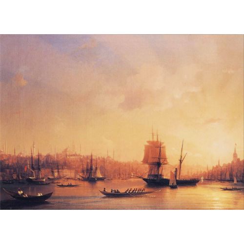 Ivan Aivazovsky, Dusk On The Golden Horn