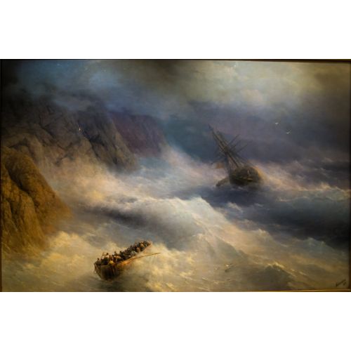 Ivan Aivazovsky, Getting Rid Of The Ship Ivan Aivazovsky, Getting Rid Of The Ship