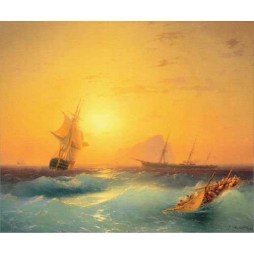 Ivan Aivazovsky, Gibraltar Ivan Aivazovsky, Gibraltar