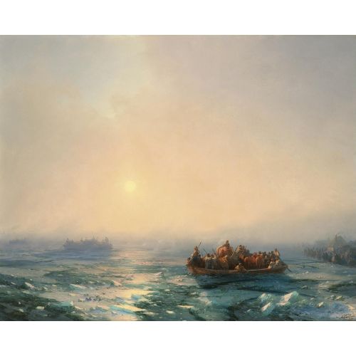Ivan Aivazovsky, Ice On Dnipro Ivan Aivazovsky, Ice On Dnipro