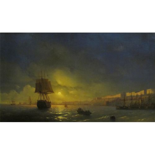Ivan Aivazovsky, The Mecurio Meets Russian Squadrons After The Vitoriasu Two Turkish Vessels