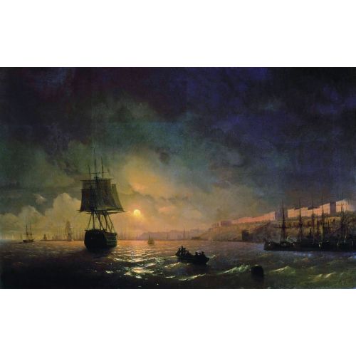 Ivan Aivazovsky, Moon Over Odessa Ivan Aivazovsky, Moon Over Odessa