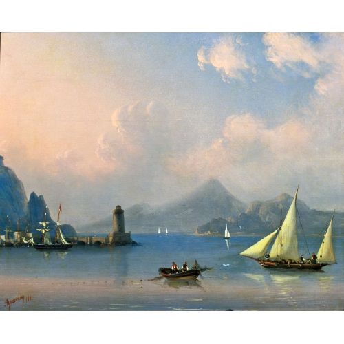 Ivan Aivazovsky, Sea Channel With Lighthouse Ivan Aivazovsky, Sea Channel With Lighthouse