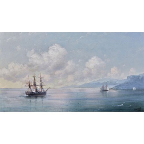 Ivan Aivazovsky, Ship Off The Crimean Coast Ivan Aivazovsky, Ship Off The Crimean Coast