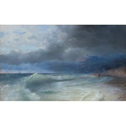 Ivan Aivazovsky, Batık Fırtınalı Bir Sabah