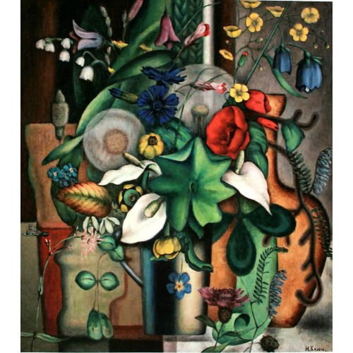 Ivan Kliun, Çiçekli ve Testili Natürmort, 1929 Süprematizm Ivan Kliun, Çiçekli ve Testili Natürmort, 1929 Süprematizm Sanat Akımları