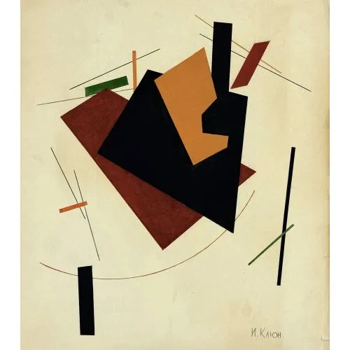 Ivan Kliun, Kompozisyon 1 Süprematizm Ivan Kliun, Kompozisyon 1 Süprematizm Sanat Akımları