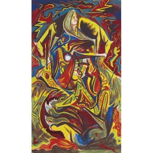 Jackson Pollock, Composition With Woman