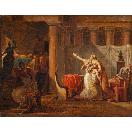 Jacques Louis David, Brutus'a Dönen Ruhsat Sahipleri Oğullarının Bedenleri Çalışması Jacques Louis David, Brutus'a Dönen Ruhsat Sahipleri Oğullarının Bedenleri Çalışması