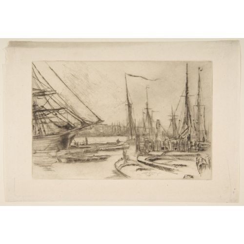 James Abbott Mcneill Whistler, A Sketch From Billingsgate