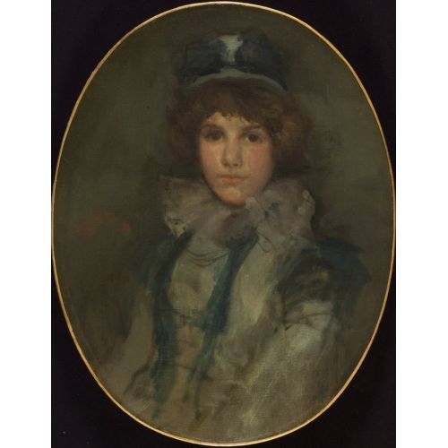 James Abbott Mcneill Whistler, Blue And Coral The Little Blue Bonnet