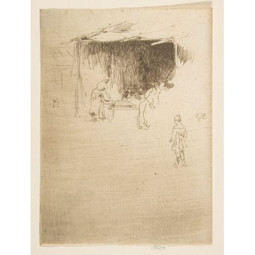James Abbott Mcneill Whistler, Booth At A Fair