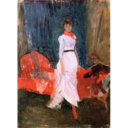 James Abbott Mcneill Whistler, Arrangement In Pink Red And Purple