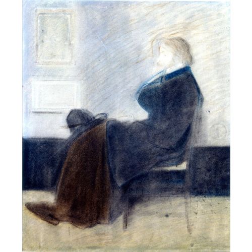 James Abbott Mcneill Whistler, James Study Of Thomas Carlyle Impressionism Art Movements Canvas, Drawing Paper Prints