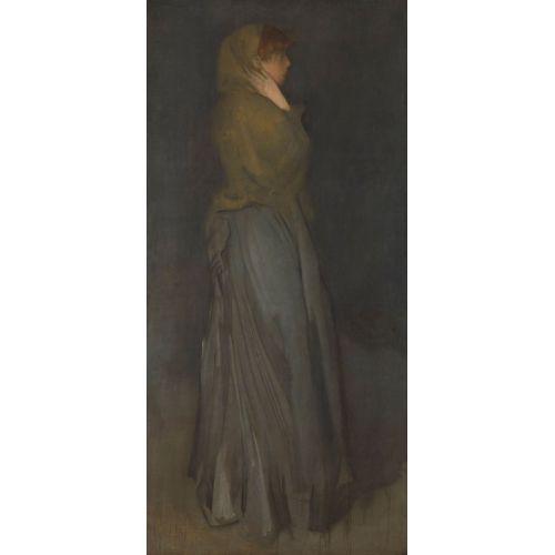 James Abbott Mcneill Whistler, Arrangement In Yellow And Gray