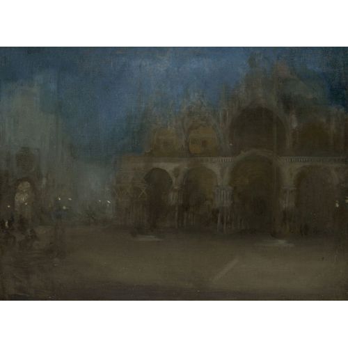 James Abbott Mcneill Whistler, Blue And Gold St Mark's Venice