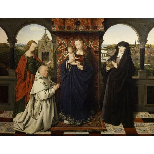 Jan Van Eyck, Bakire Ve Çocuk İle Azizler Ve Bağışçı Jan Van Eyck, Bakire Ve Çocuk İle Azizler Ve Bağışçı