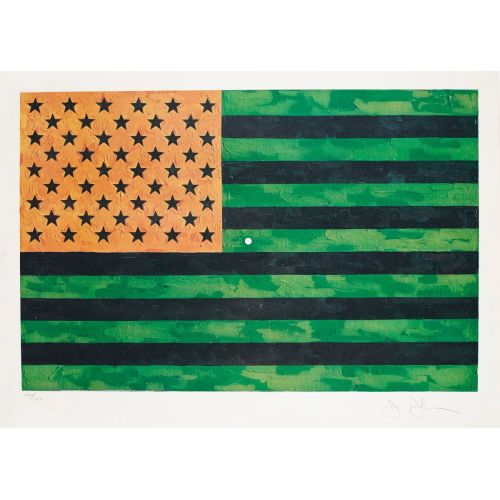 Jasper Johns, Flag Moratorium Jasper Johns, Flag Moratorium
