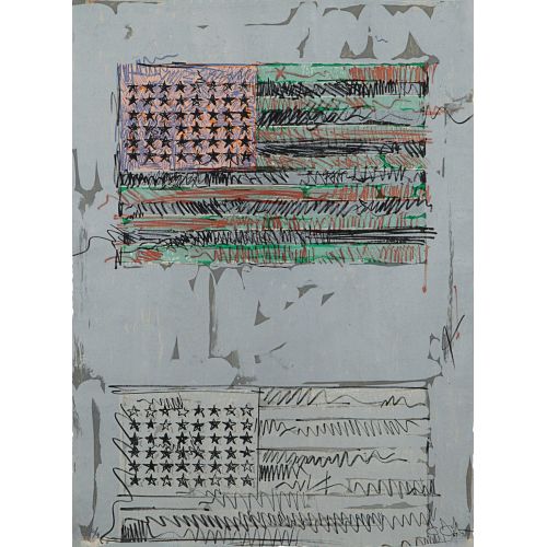 Jasper Johns, Flags 4 Jasper Johns, Flags 4