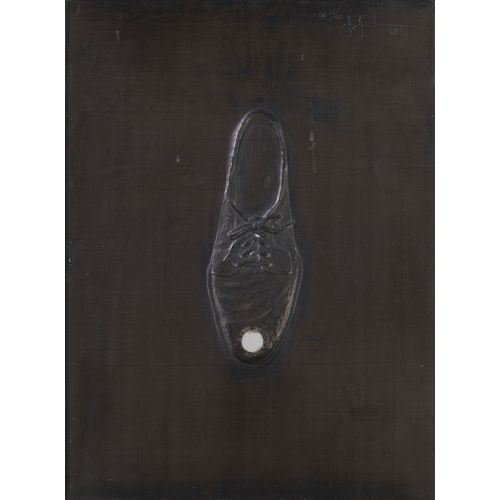 Jasper Johns, High School Days From Lead Reliefs