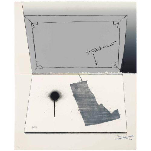Jasper Johns, Hinged Canvas