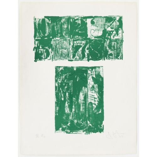 Jasper Johns, 1 From 0-9 II