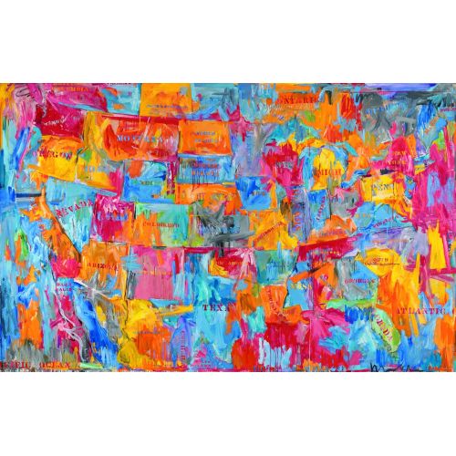 Jasper Johns, Map