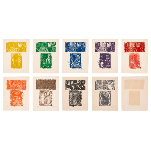 Jasper Johns, Number 0-9