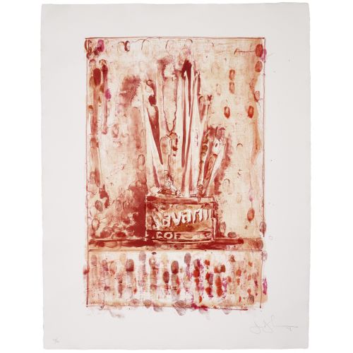 Jasper Johns, Savarin 3 Red