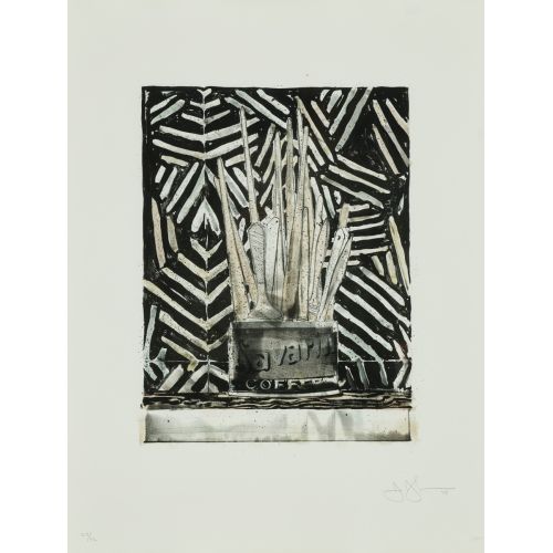 Jasper Johns, Savarin 5 Corpse And Mirror