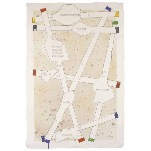 Jasper Johns, Sketch From Untitled I