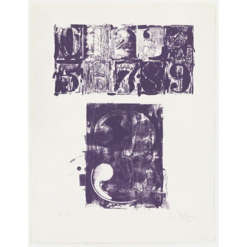 Jasper Johns, 3 From 0-9 III