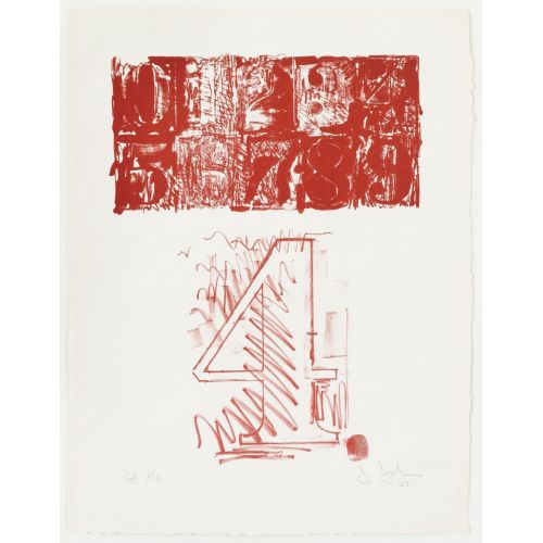 Jasper Johns, 4 From 0-9 III Jasper Johns, 4 From 0-9 III