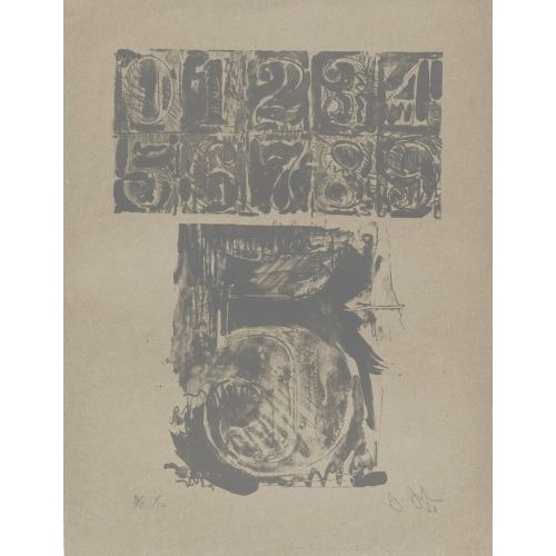 Jasper Johns, 5 From 0-9 Jasper Johns, 5 From 0-9