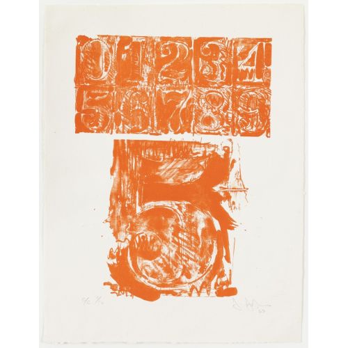 Jasper Johns, 5 From 0-9 II Jasper Johns, 5 From 0-9 II