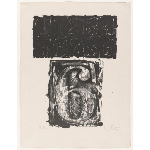 Jasper Johns, 6 From 0-9 Jasper Johns, 6 From 0-9