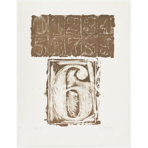 Jasper Johns, 6 From 0-9 III Jasper Johns, 6 From 0-9 III