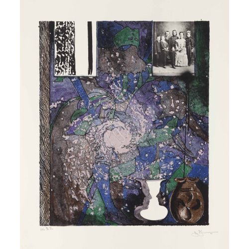 Jasper Johns, Untitled American Center Fizzles Jasper Johns, Untitled American Center Fizzles